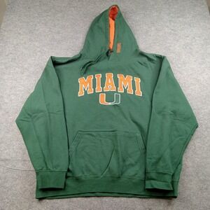 Miami Hurricanes Hoodie Sweatshirt Mens 3XL NCAA Football Stadium Athletics